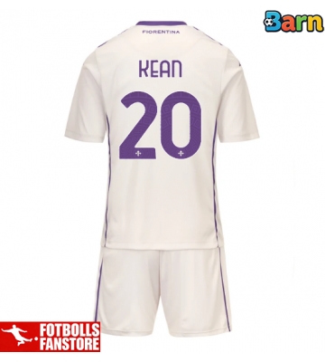 Fiorentina Moise Kean #20 Bortatröja Barn 2025-26 Kortärmad (+ Korta byxor)